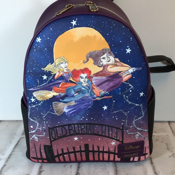 Hocus Pocus Disney Loungefly backpack NEW - Picture 2 of 7